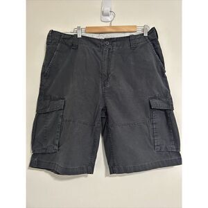 Nautica Gray Cargo Shorts Relaxed Men's Size 36